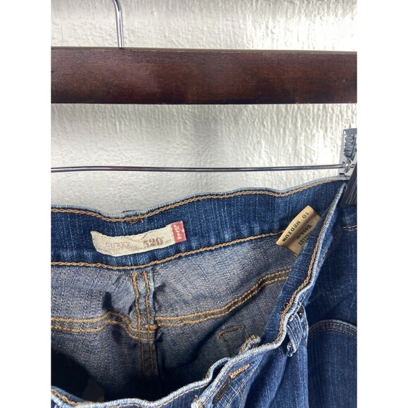 LEVI'S 529 CURVY BOOTCUT WOMENS 10 MED INSEAM 31 MID RISE BLUE JEANS - Picture 2 of 3